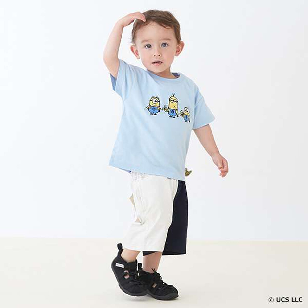 Minion Appliqu&eacute; T-Shirt,Off white, large image number 14