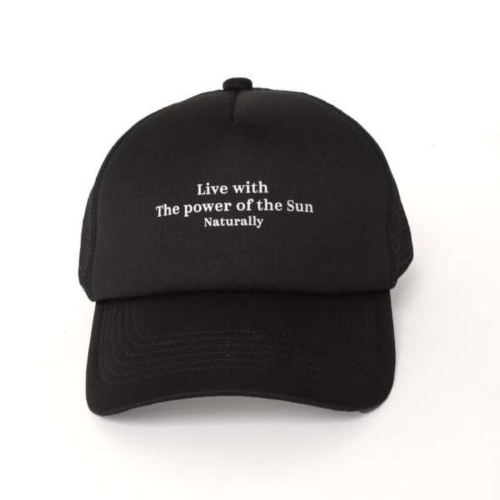 Message Print Mesh Cap,White, medium image number 1