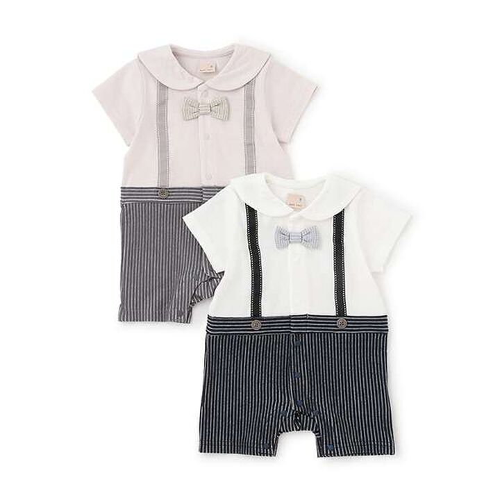 Short-Sleeve Dressy Coverall,Off white, medium image number 8