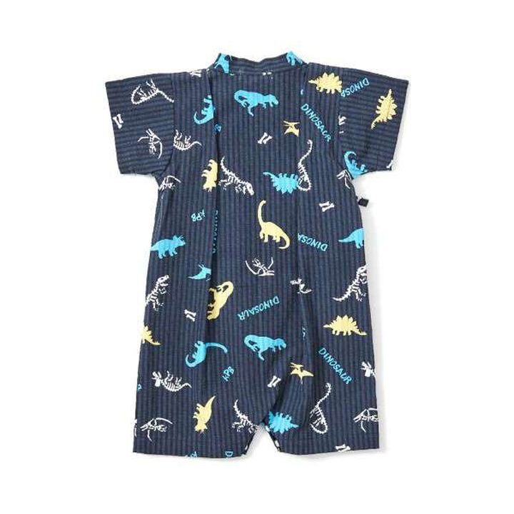 KP Boy Dinosaur Print Jinbei All (Free),Navy, medium image number 1
