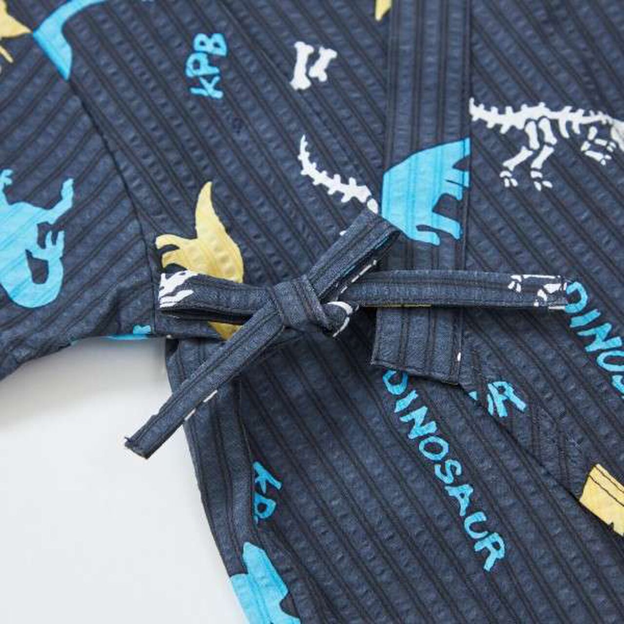 KP Boy Dinosaur Print Jinbei All (Free),Navy, large image number 2
