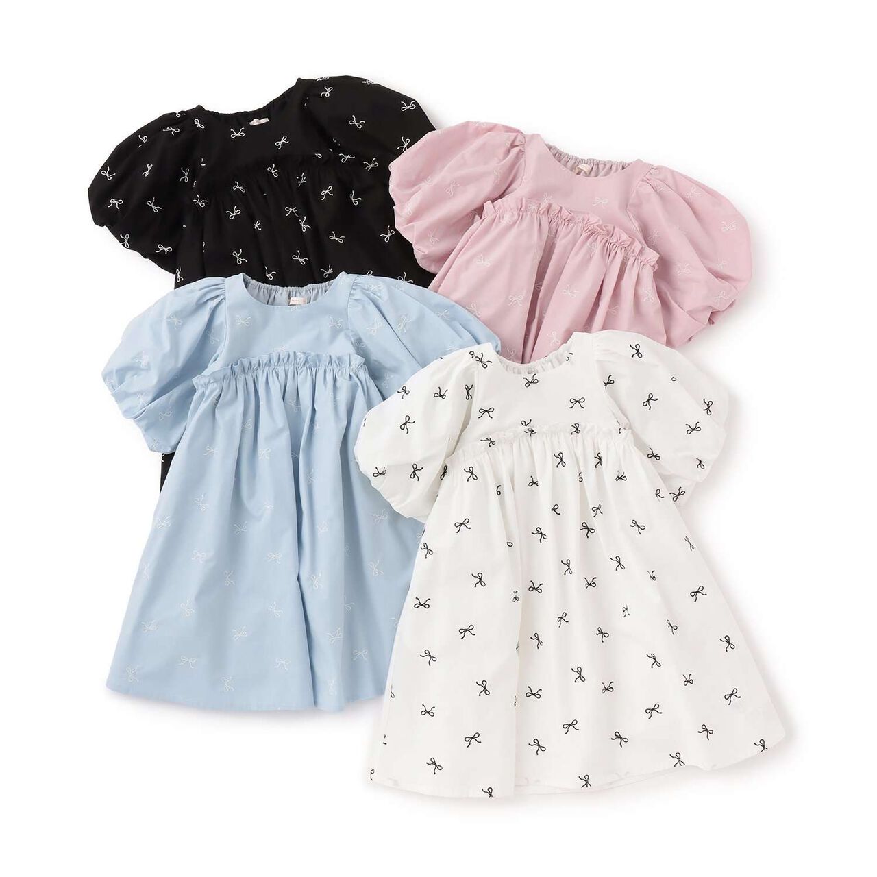 Ribbon Embroidery Fluffy One-Piece Dress [Lycee Mine Ballet Series],Pink, large image number 12