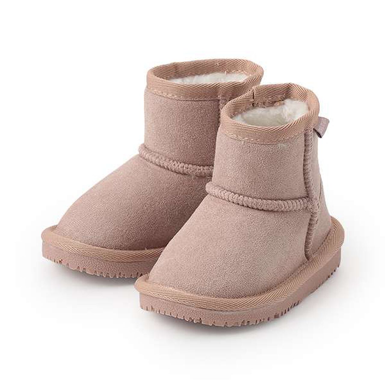 Stain-Resistant Sheepskin Boots,Light pink, large image number 0