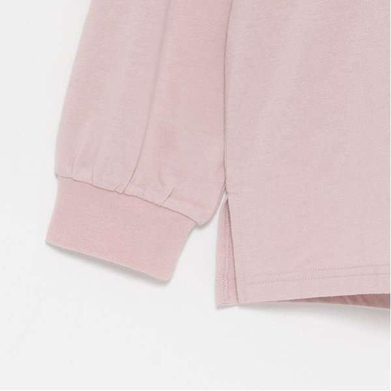 Orgabits Flower Embroidery Long Sleeve T-Shirt,Charcoal gray, large image number 11