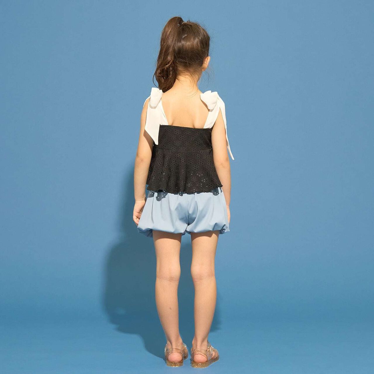 [SWIM] [UV Protection] Lace Top & Balloon Pants Separate Swimsuit,Off white, large image number 19