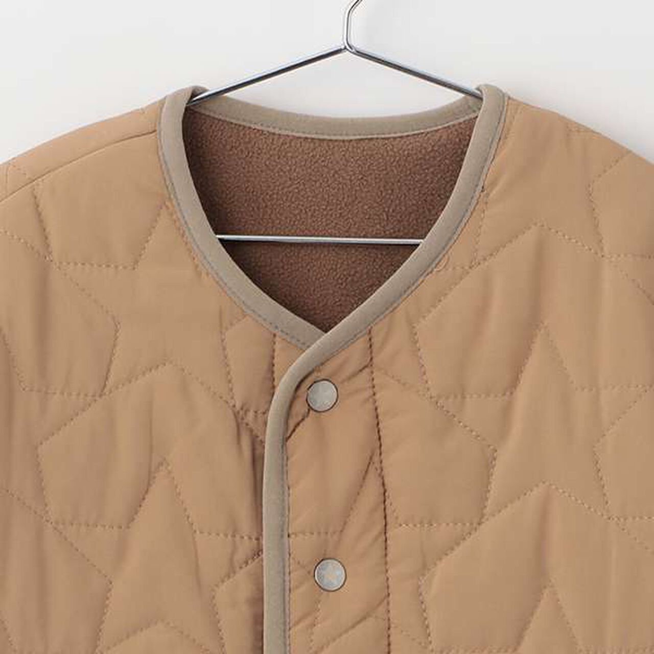 Star Quilt Blouson,Navy, large image number 7