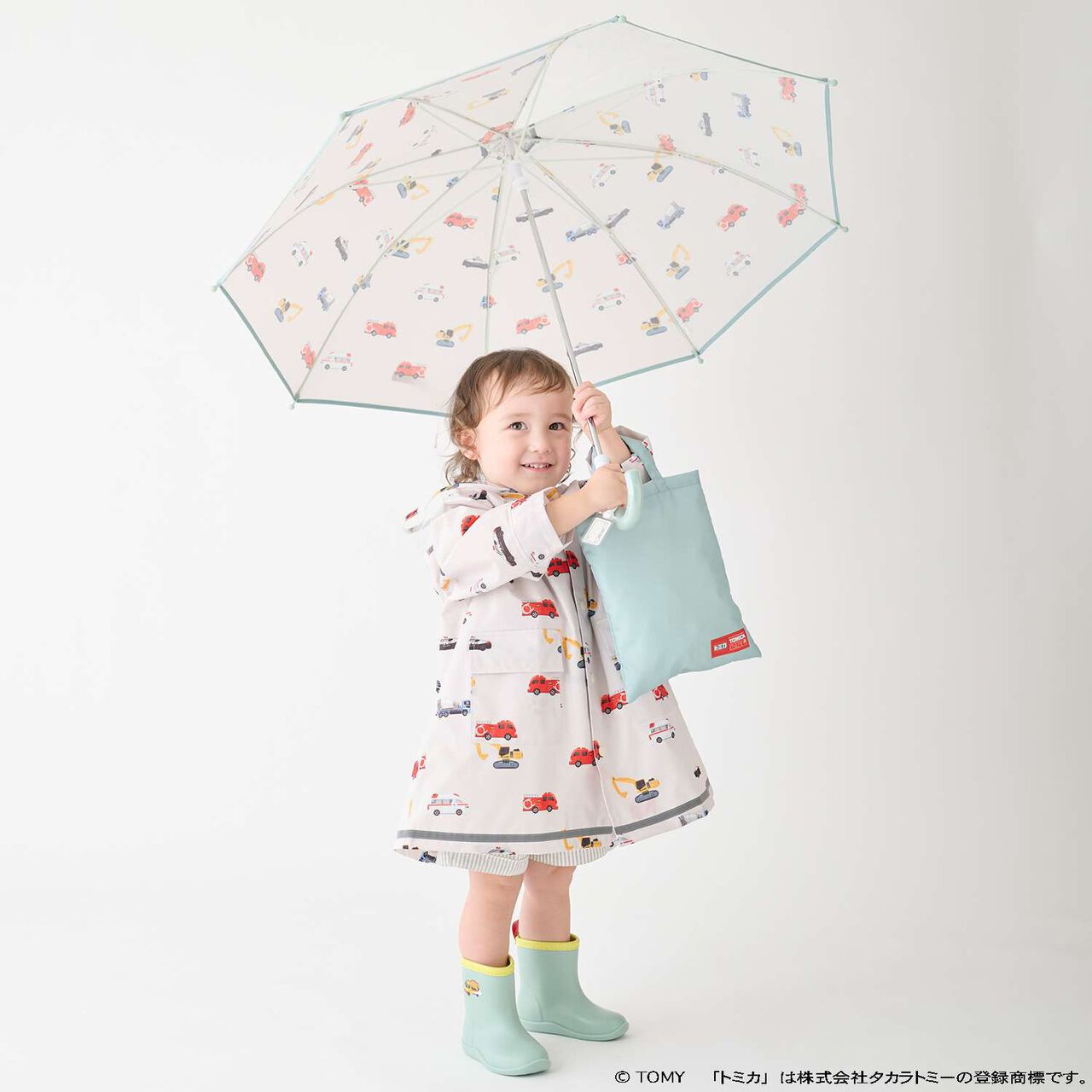 [TOMICA] All-Over Pattern Umbrella,Light beige, large image number 3