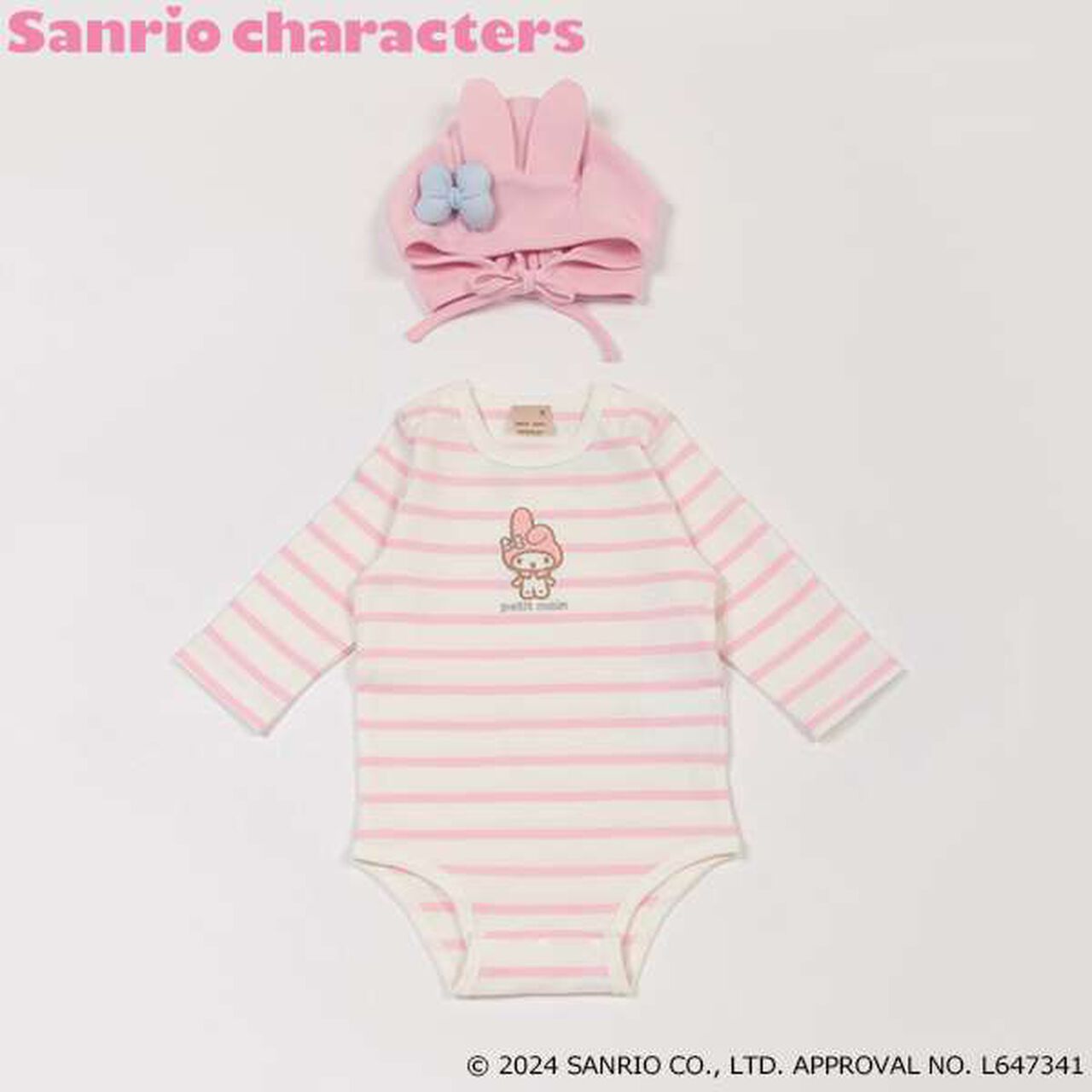 Sanrio Characters Playful Romper,Light pink, large image number 0