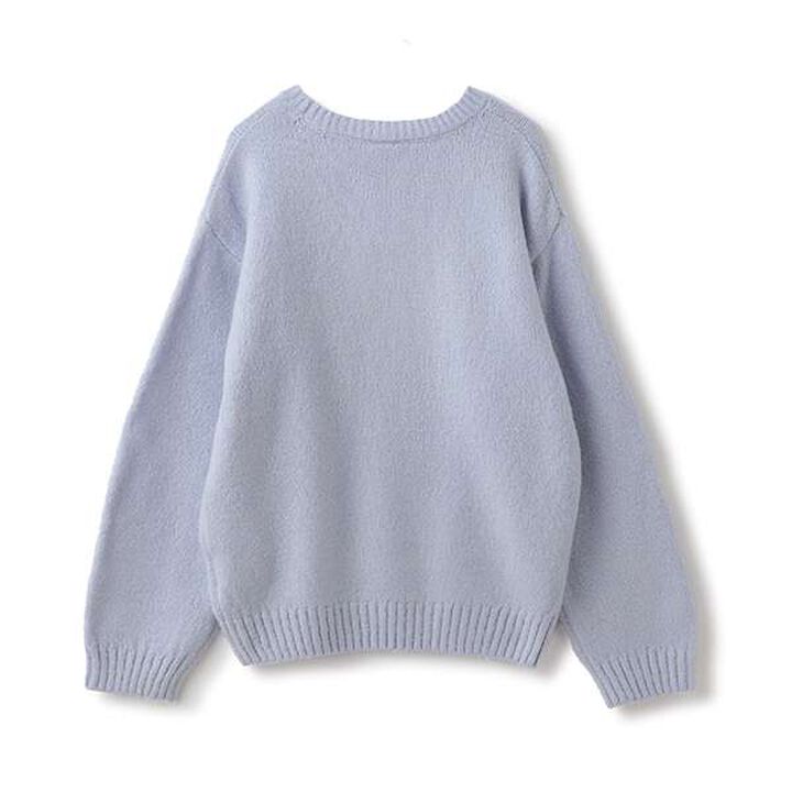 Fluffy and Soft/Matching Assortment Knitwear (Junior Size),Light blue, medium image number 1