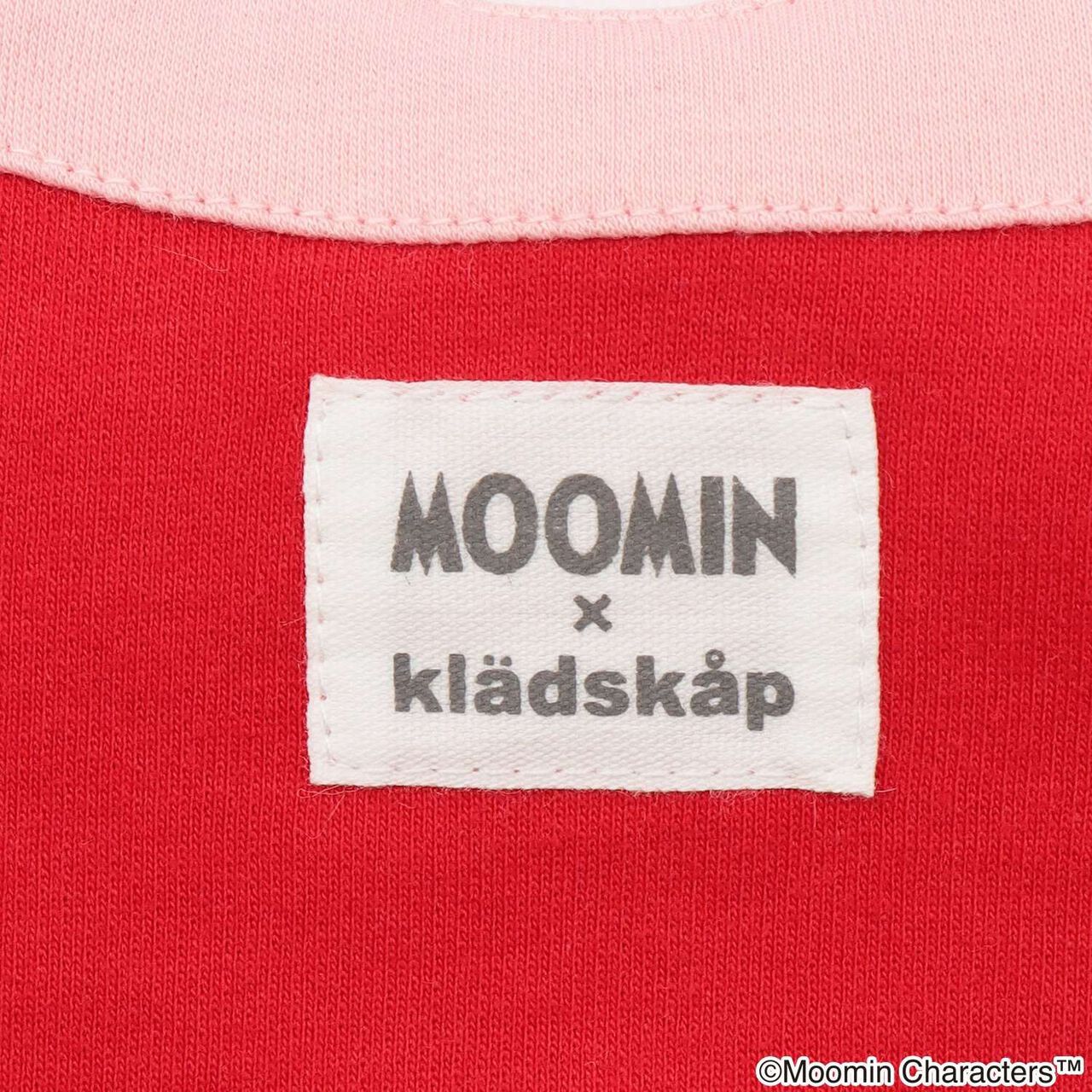 [MOOMIN] Little My Bib + Socks Set,Red, large image number 3