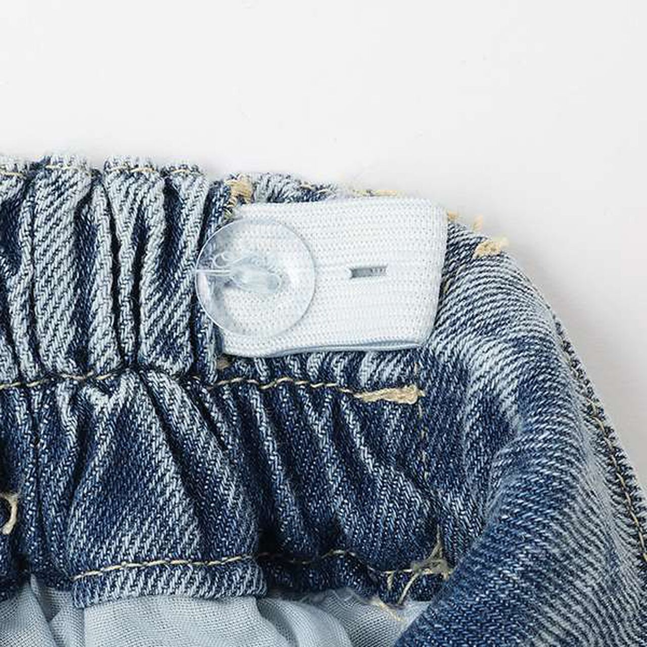 Denim Pleated Skirt-Pants for Beautiful Legs,Light blue, large image number 9