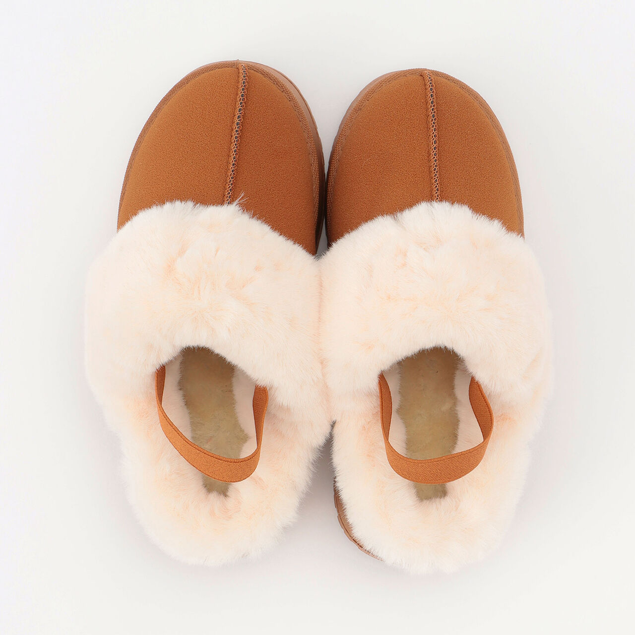 [LTXC] Mouton Fur Slippers,Brown, large image number 3