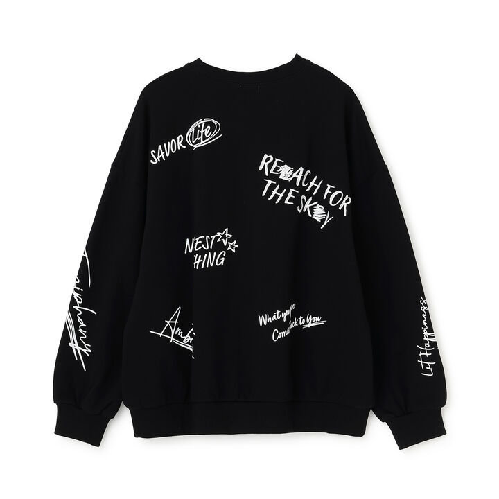 [LTXC/Cotton 100%] Graphic Pullover,Off white, medium image number 11