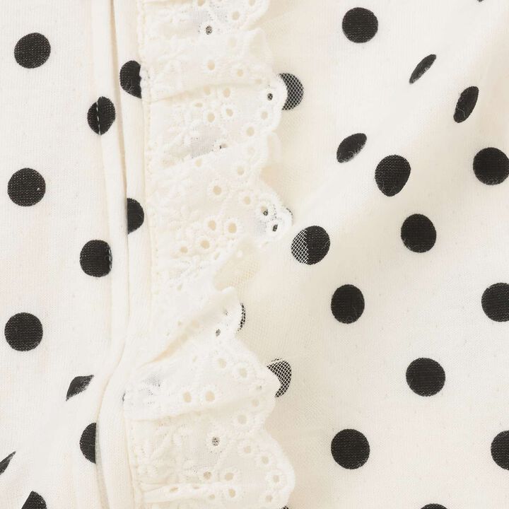 Lace Frill Coverall,Yellow, medium image number 5