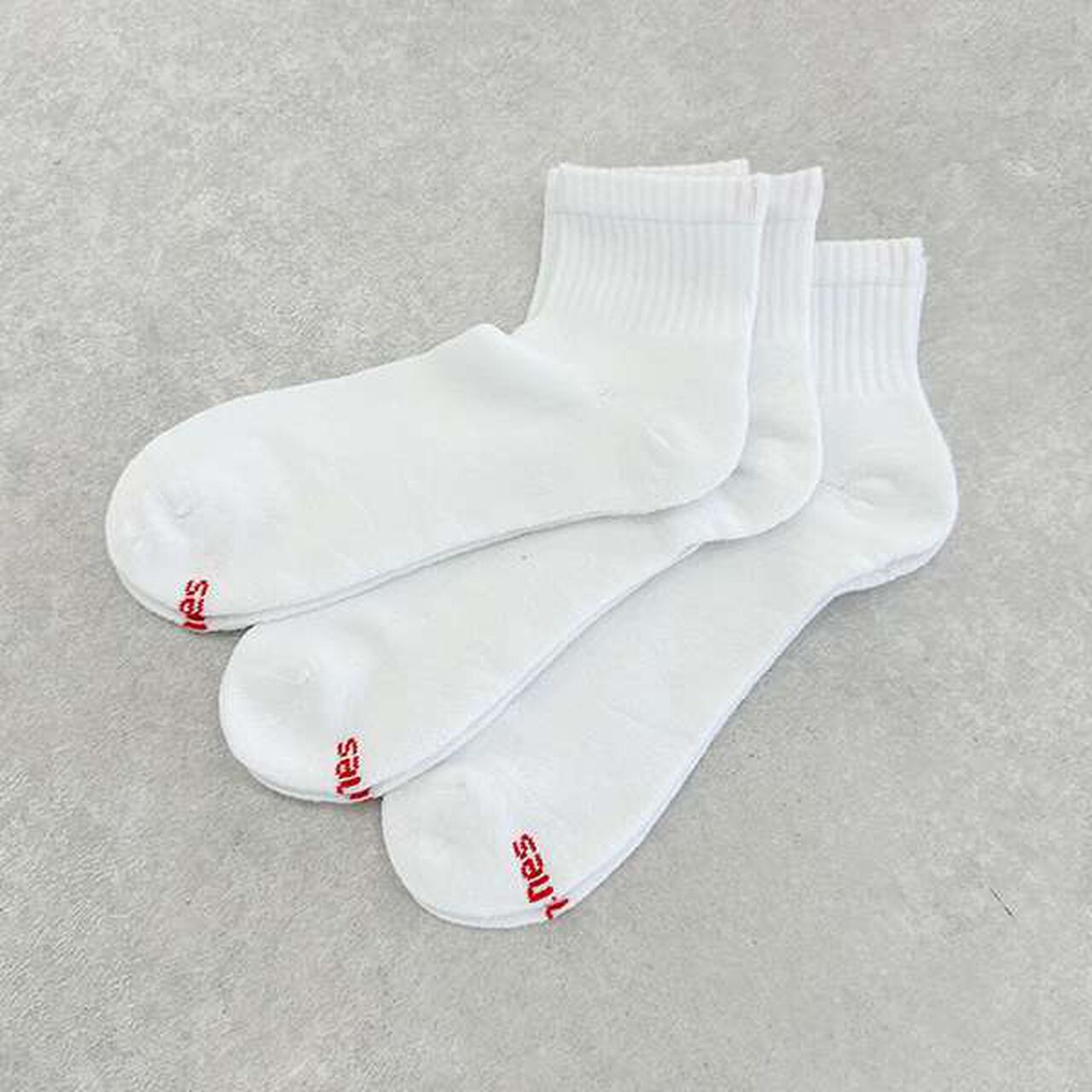 [Hanes] Quarter Length Socks 3-Pack,Black, large image number 11