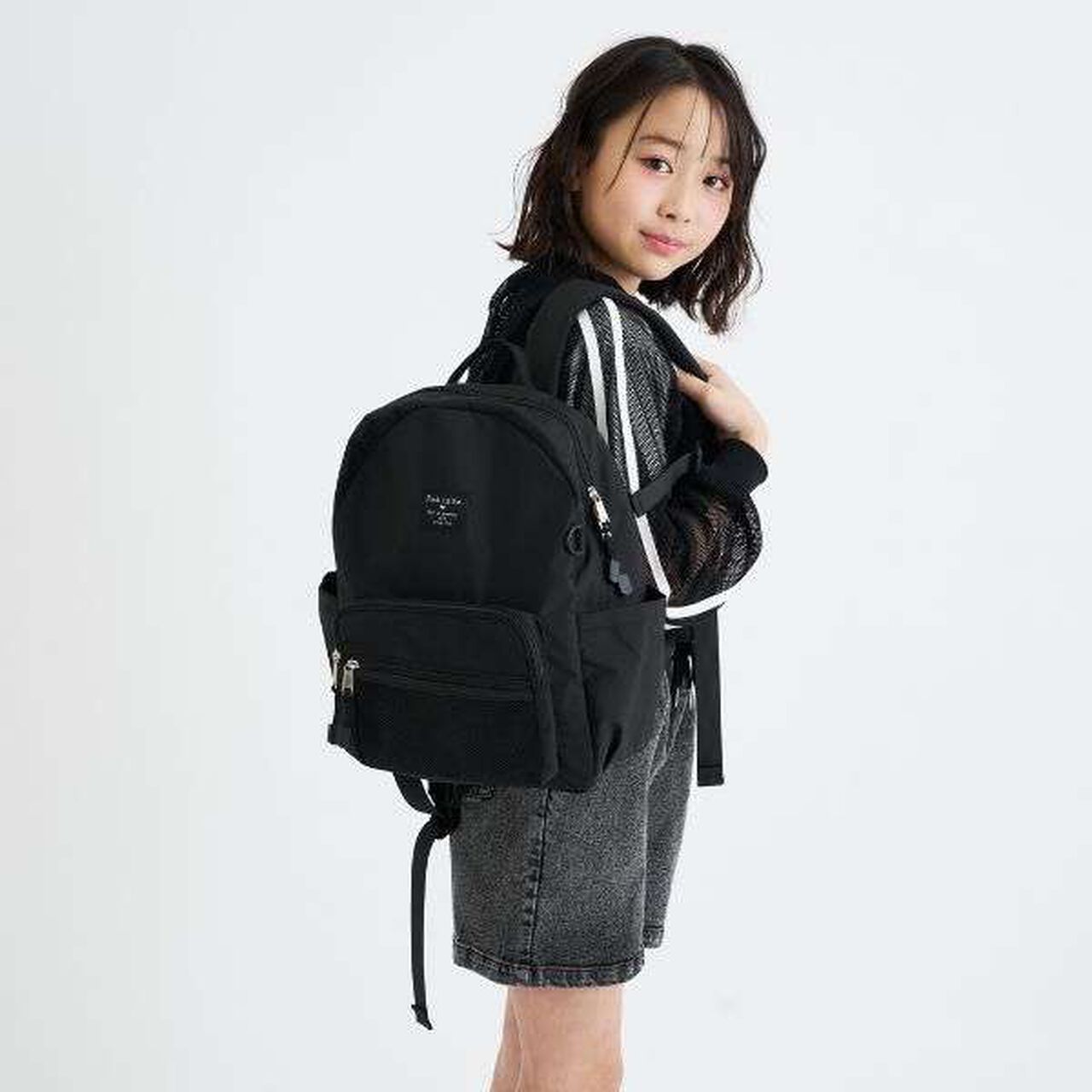Middle Backpack,Black, large image number 0