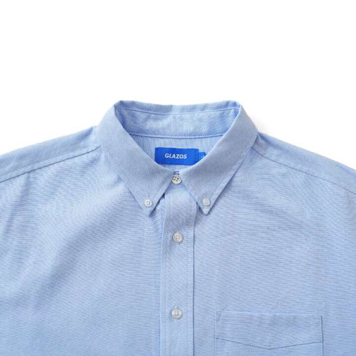 Oxford Button-Down Long-Sleeve Shirt,White, medium image number 9