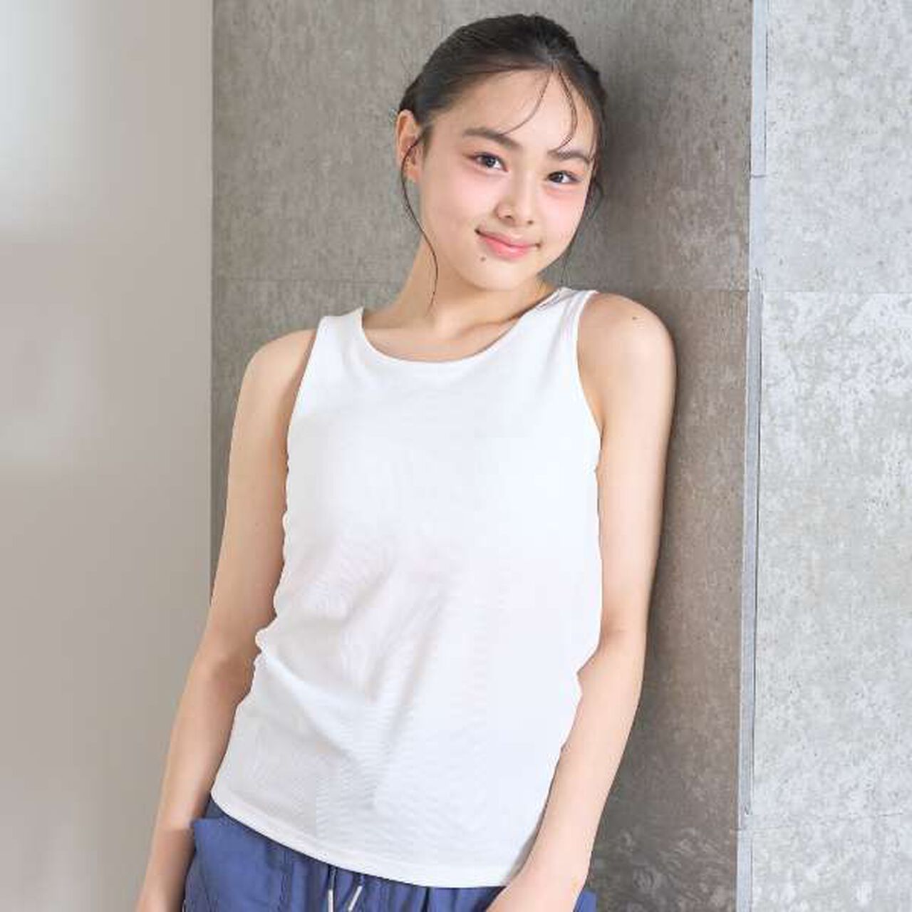 [Basic/Cool Sensation] Tank Top with Cup,Off white, large image number 0