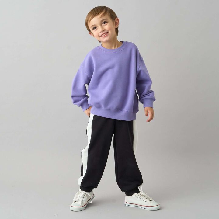 [Daily Standard Wear] [Quick-Dry Absorbent] Loose Fit Side Line Sweatpants,Blue gray, medium image number 30