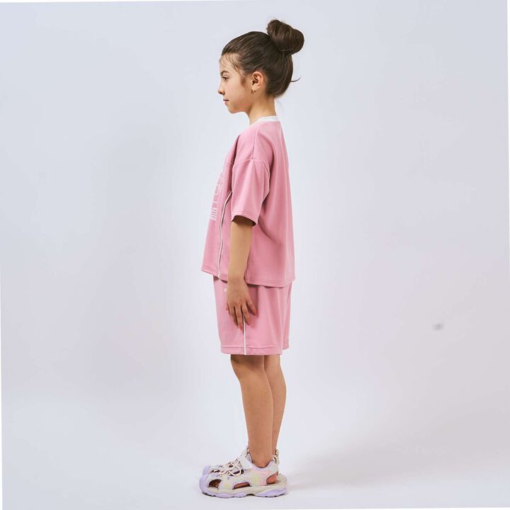 Sleek Plus Quick-Dry Mesh Sports Outfit Set,Off white, medium image number 5