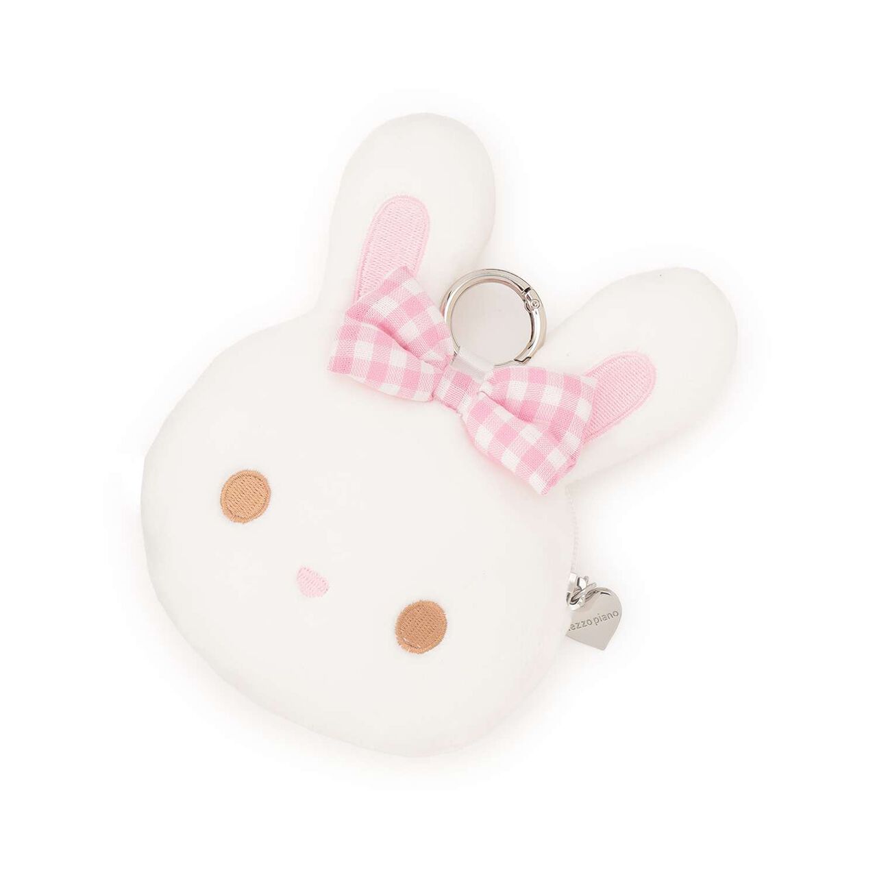 [Mezzo Piano Mama] Rabbit Mascot Pouch Charm,Off white, large image number 0