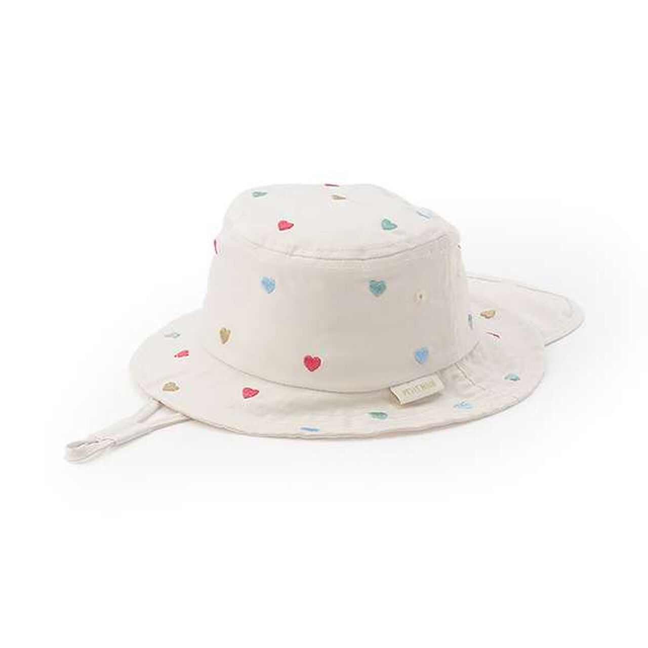 [Heat-Resistant] Embroidered Bucket Hat,Off white, large image number 18