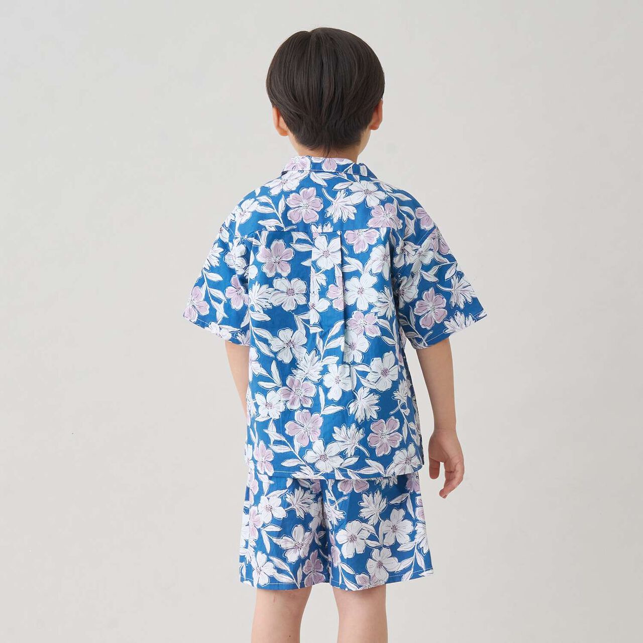 [Outfit Set] Open Collar Shirt & Easy Pants,Greige, large image number 6