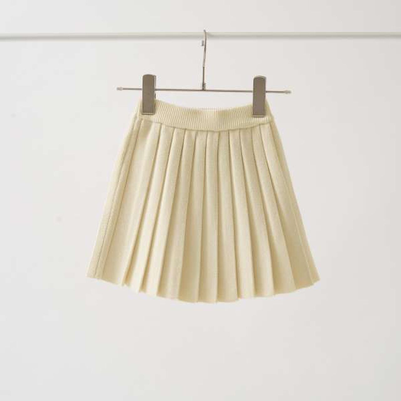 Knit Pleated Skirt,Pink, large image number 11