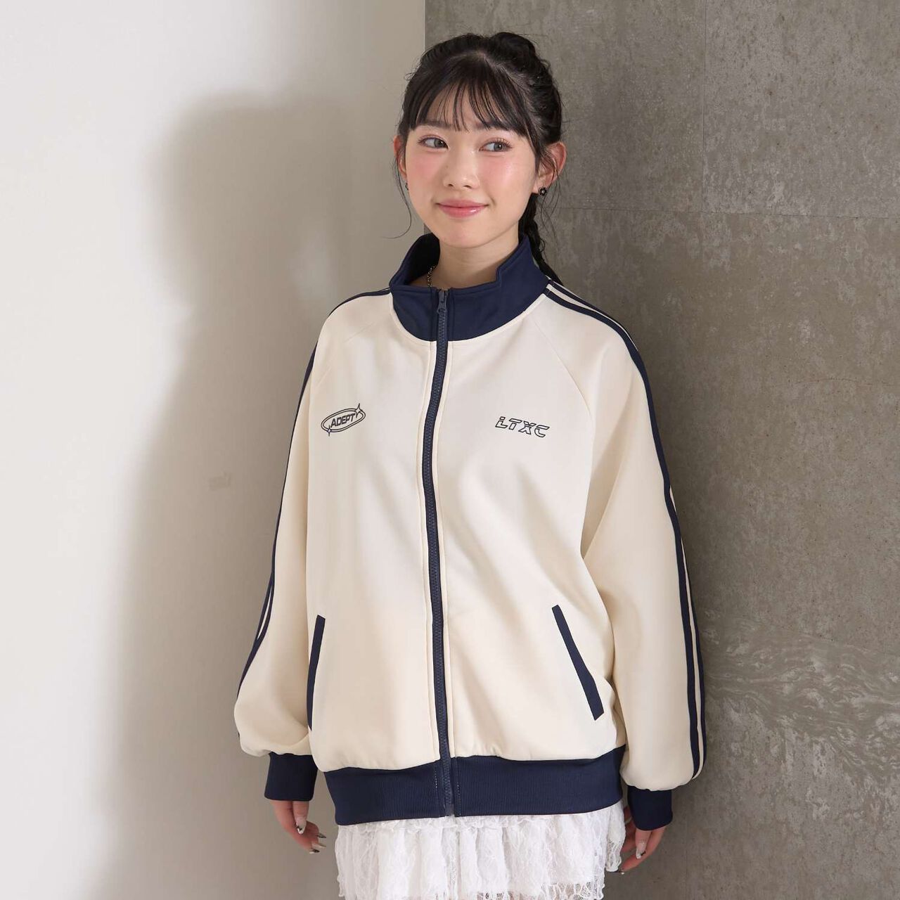 [LTXC / Quick-Dry Absorbent] Track Jacket,Off white, large image number 0