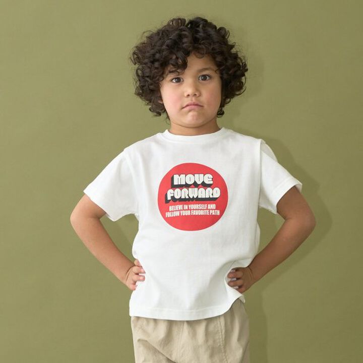 [Comfortable Jersey] Customizable 8-Pattern Original Print T-Shirt,Off white, medium image number 0