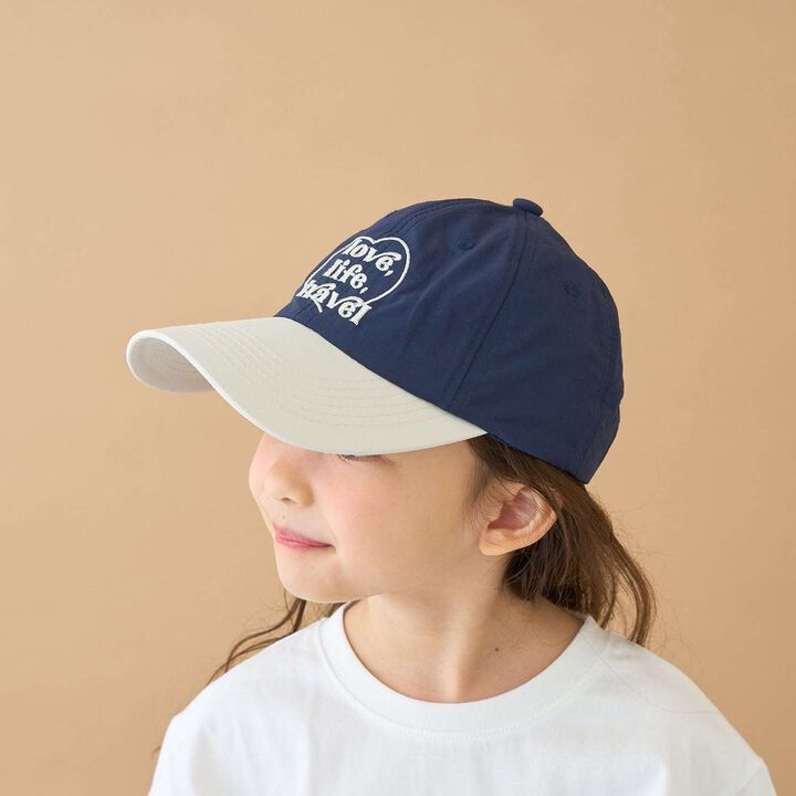 Heart Logo Embroidery Cap,Cream, medium image number 18