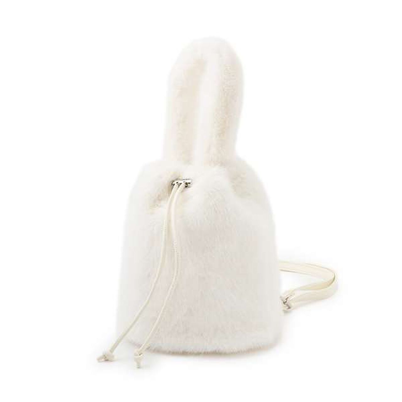 Faux Fur Shoulder Bag,Off white, large image number 0