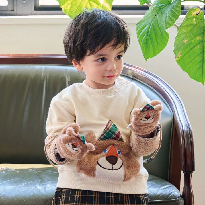 [Korobokkuru] Animal Mittens,Brown, medium image number 6