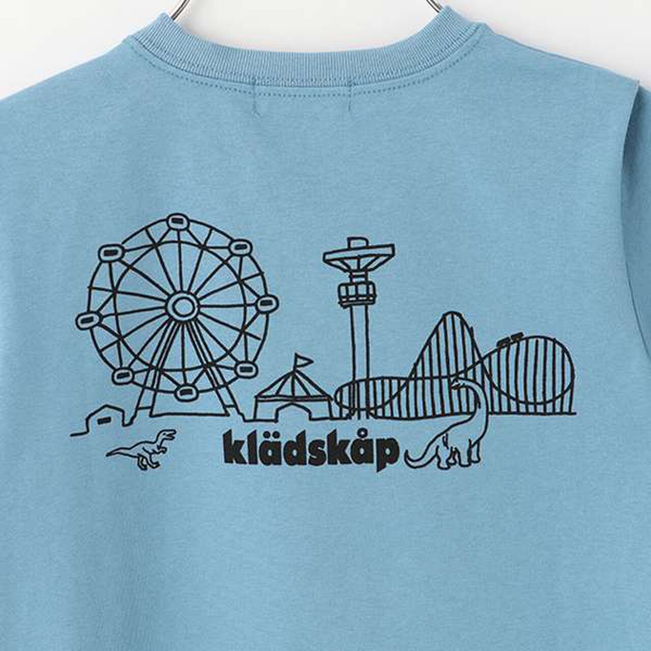 Dinosaur Roller Coaster Short Sleeve T-Shirt,Yellow, large image number 11