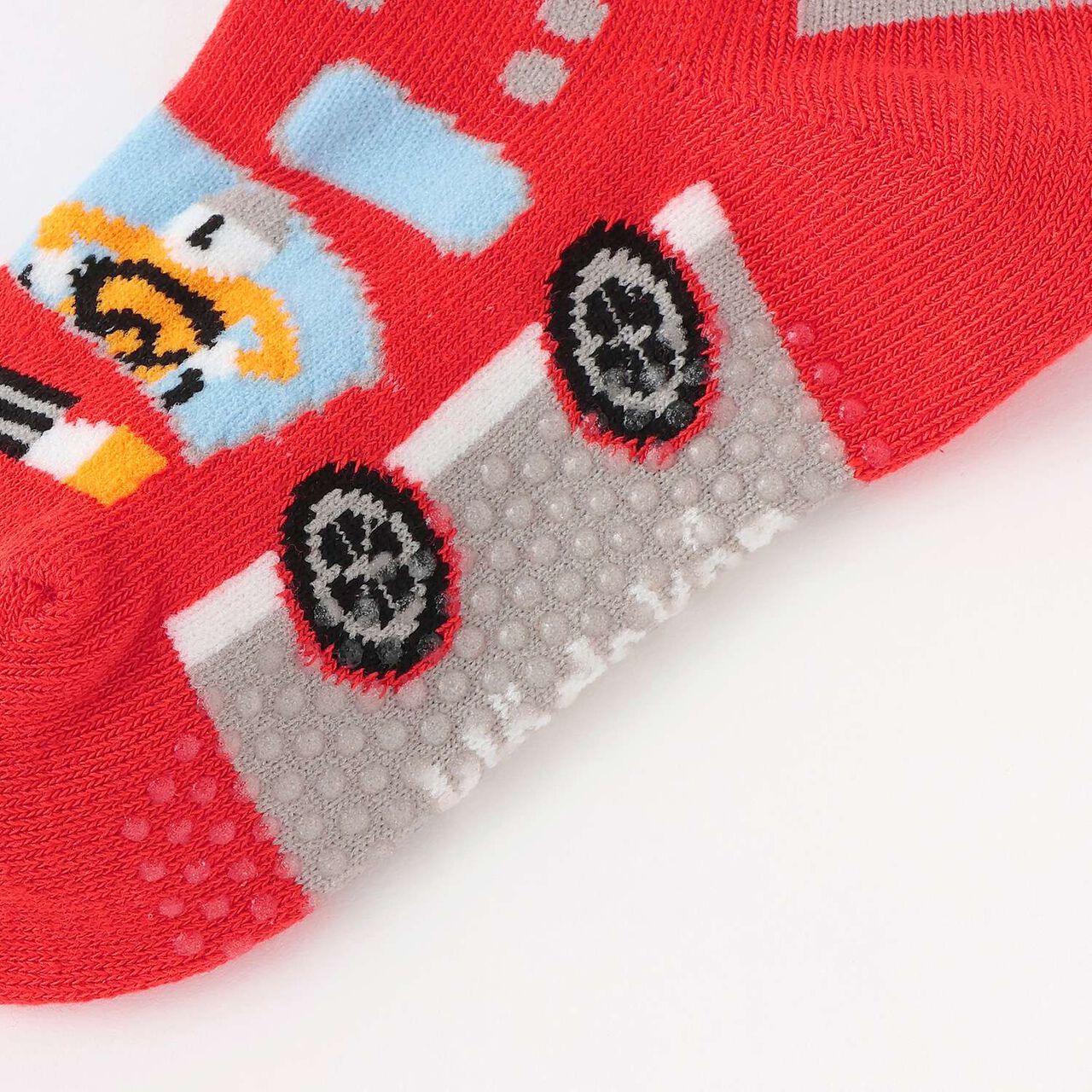 Vehicle 4 Types Short Socks,Black, large image number 2