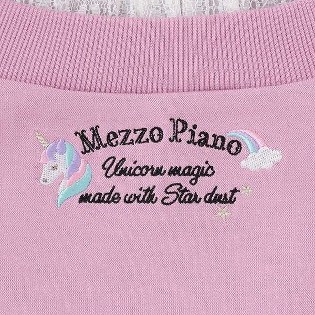 Shoulder Ribbon Layered Sweater,Lilac, large image number 3