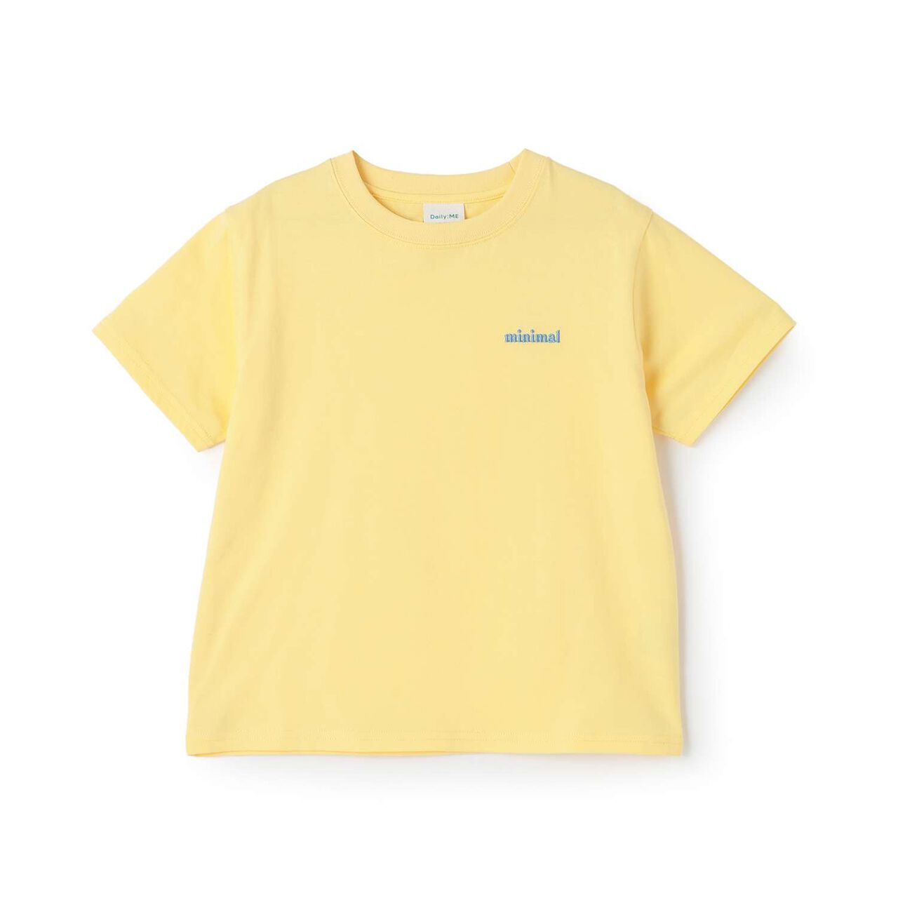 [DailyME] C100/Anti-Stain/Short Sleeve T-Shirt,Pink, large image number 12