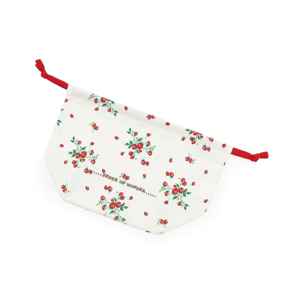 Wild Strawberry Lunch Bag,Pearl white, large image number 0