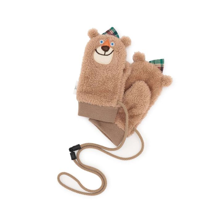 [Korobokkuru] Animal Mittens,Brown, medium image number 5