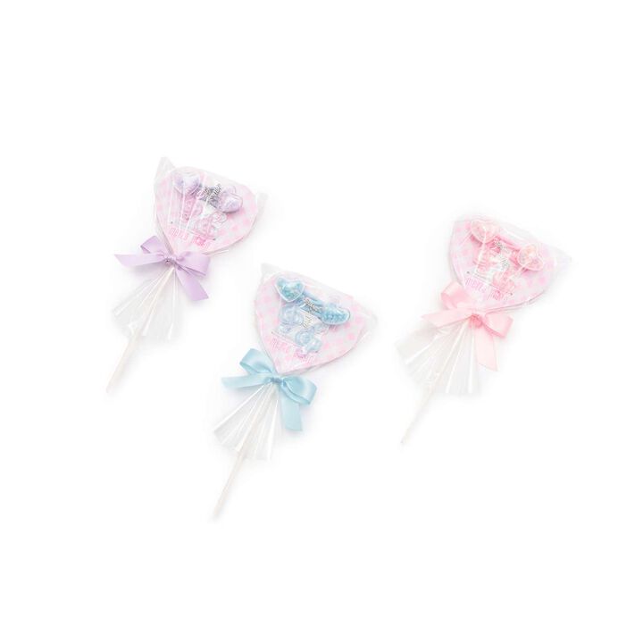 Candy Wrapping Note Heart Hair Accessory Set,Lavender, medium image number 3