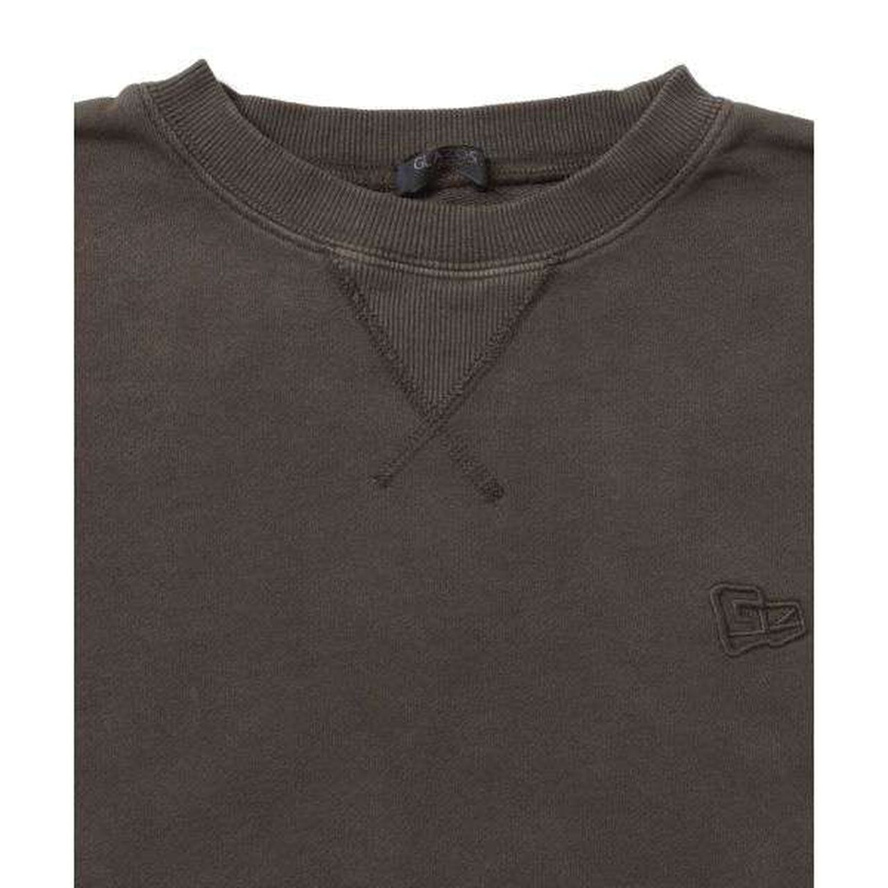 Fleece Pigment Big Sweatshirt,Deep red, large image number 5