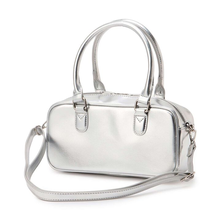 Charm Attached 2 WAY Shoulder Bag,Light pink, medium image number 1