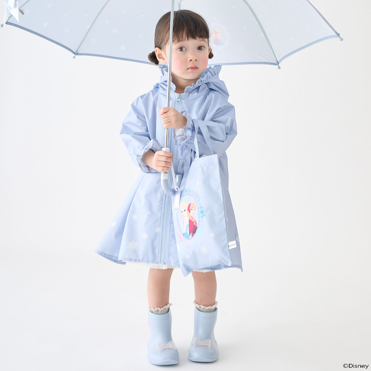 [Disney] Raincoat,Light blue, large image number 0