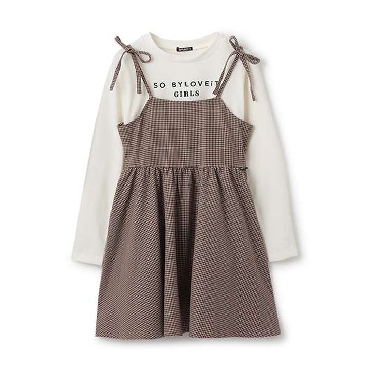 TR Jumper Skirt T-Shirt Set,Black, medium image number 17