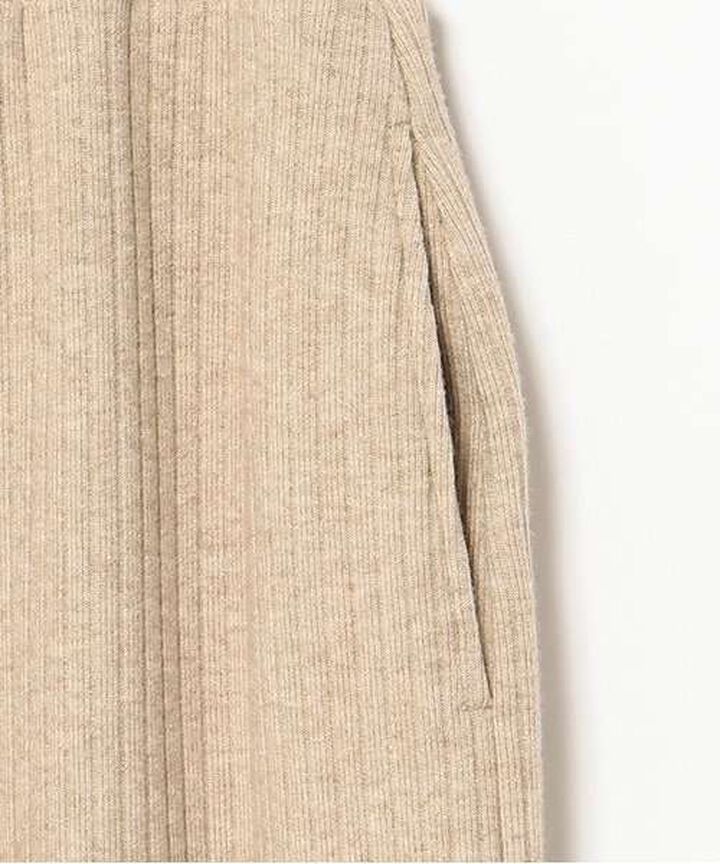 Cut Rib Tight Skirt,Beige, medium image number 10