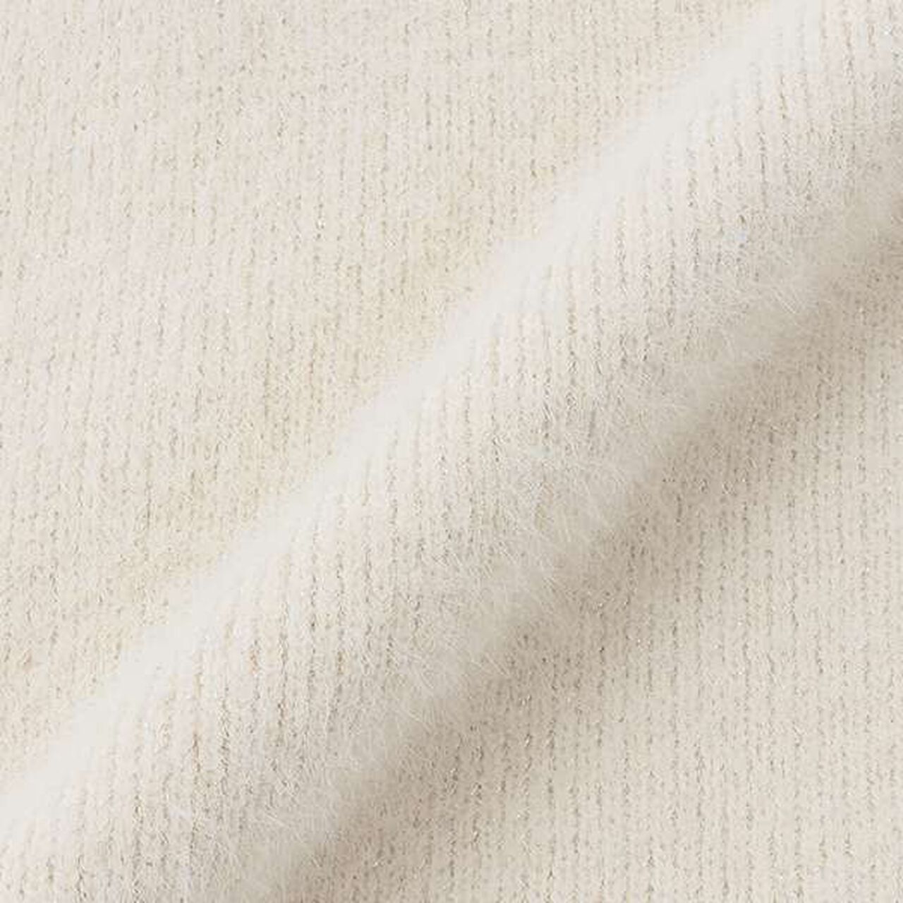 [Link] Lame Knit Skirt,Ivory, large image number 4