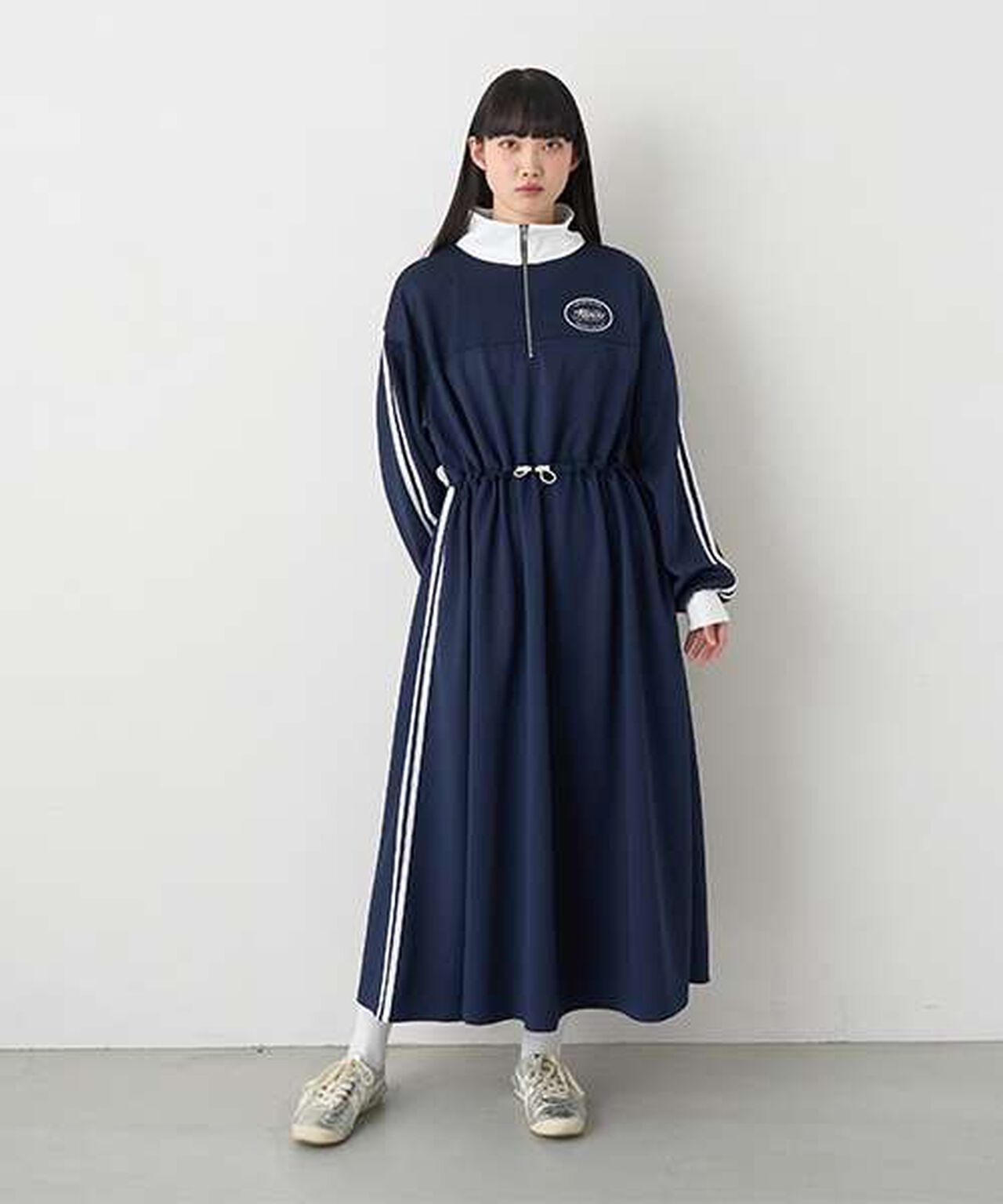 Track One-Piece Dress,Off white, large image number 17