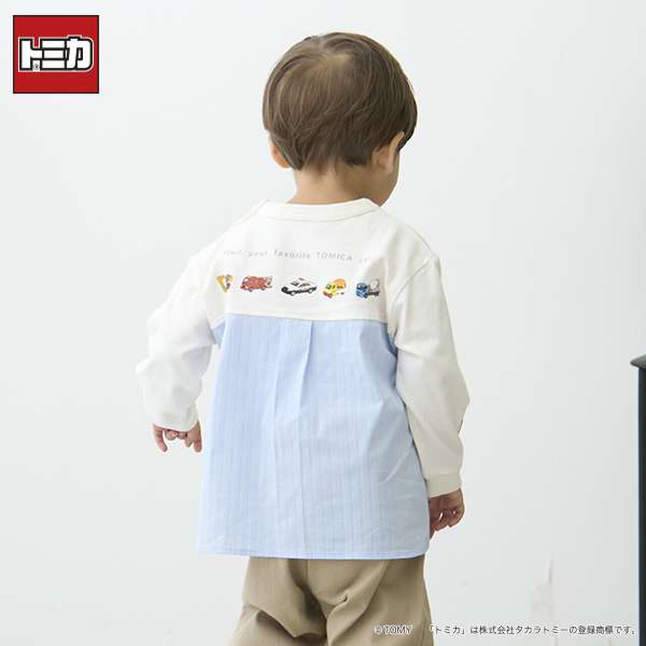 [TOMICA] Back Shirt T-Shirt,White, large image number 8