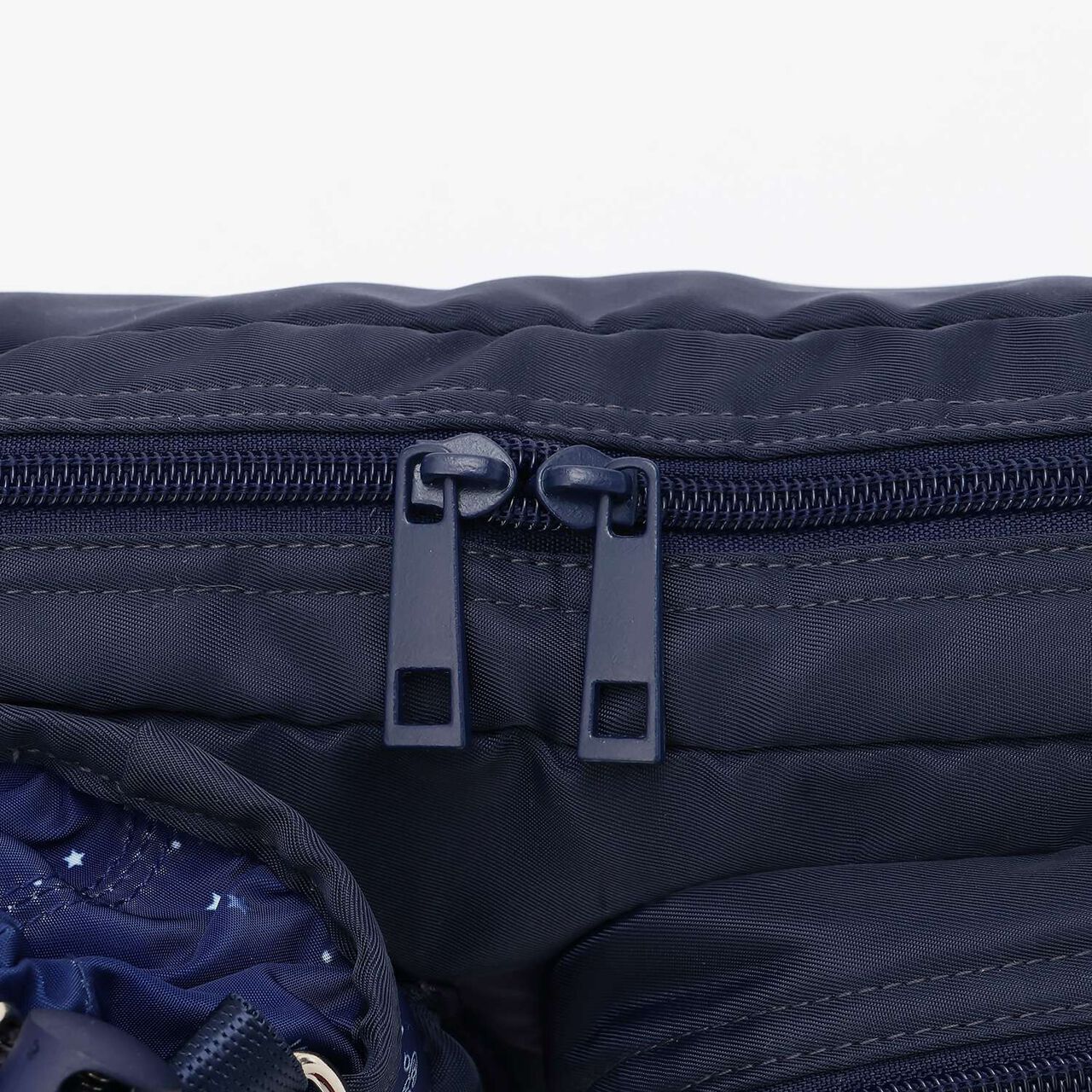 Glow-in-the-Dark Print Shoulder Bag with Bottle Holder,Lavender, large image number 11