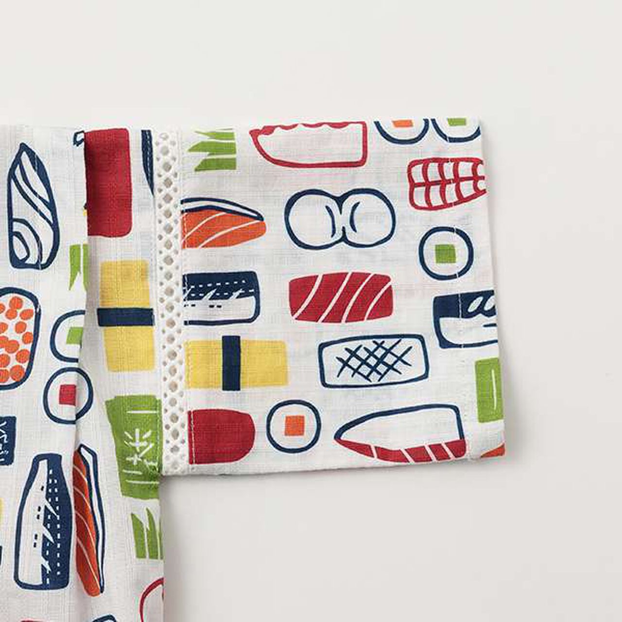 Sushi Print Jinbei,Off white, large image number 7